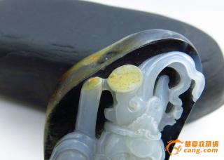 新疆和田玉青花籽料 齐天大圣
